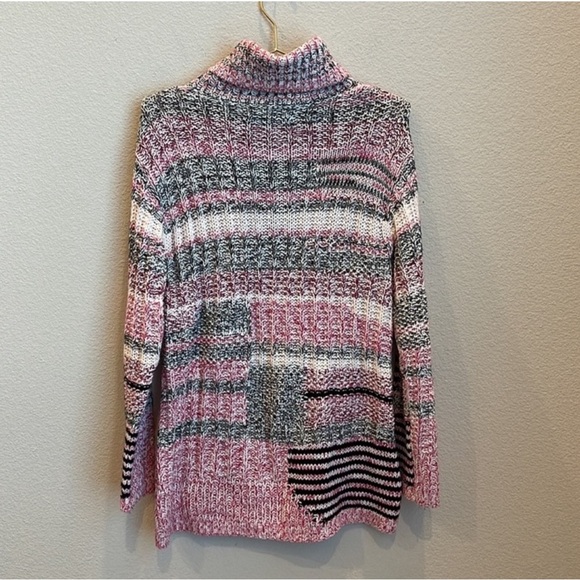 Anthropologie Sparrow Wool Blend Marled Cowl Neck Sweater Size Small - Picture 10 of 11